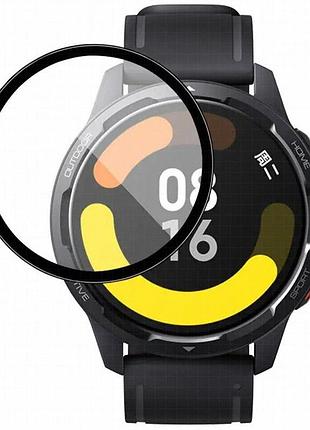 Полимерная пленка 3d (full glue) (тех.пак) для xiaomi watch s1 active черный