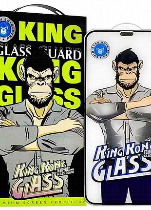 Защитное 2.5d стекло king kong hd для apple iphone 11 pro max / xs max (6.5") черный