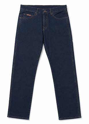 Джинсы мужские wrangler regular прямые 100% коттон ,36 темно-синий