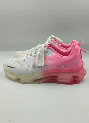 Яркие градиентные кроссовки bazaar charm air max pink размер 39
