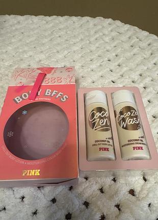 Подарунковий набір pink body bff coco zen duo victoria's secret 176мл