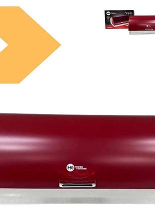 Хлебница zepline zp-049 из нержавеющей стали (красная) (42936-zp-049r_812)