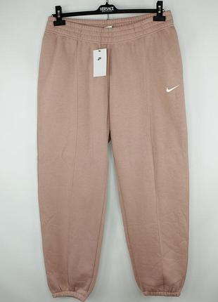 Спортивные штаны на флисе nike sportswear essential pink dq5098-609
