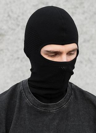 Мужская горнолыжная хлопковая балаклава without web black