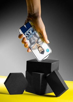 Захисне 2.5d скло king kong hd для apple iphone 11 pro max / xs max (6.5") чорний