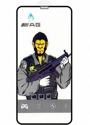 Защитное стекло 5d anti-static matte (тех.пак) для apple iphone 11 pro max / xs max (6.5") черный