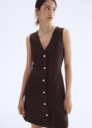 Сарафан жіночий h&m жилет коричневий