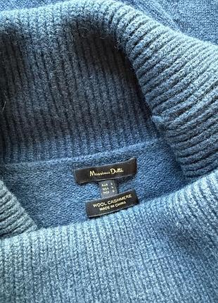 Теплий светр massimo dutti l 90% шерсті, 10 кашемір