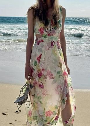 Zara floral  сукня 2