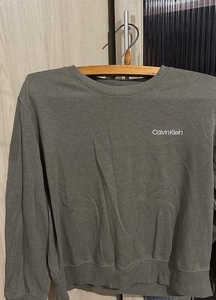 Жіночий світшот calvin klein хакі