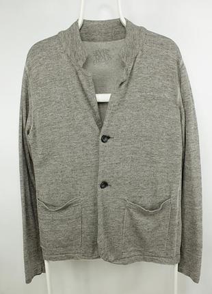 Стильный кардиган лен хлопок seven days circus knitted linen cotton cardigan men’s