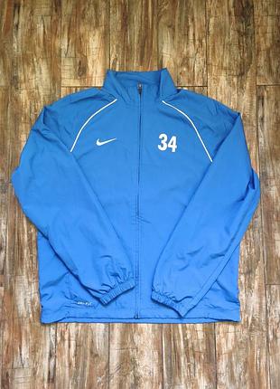 Куртка вітровка nike, dri-fit, l