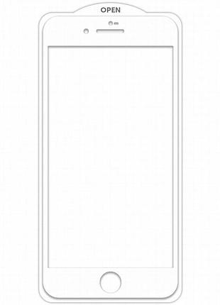 Защитное стекло sklo 5d (тех.пак) для apple iphone 7 plus / 8 plus (5.5") белый