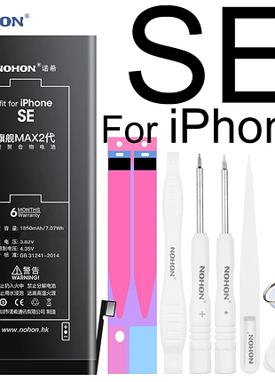 Акумулятор nohon для apple iphone se першого покоління + набір інструментів