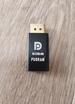 Эмулятор монитора displayport (edid дисплейный заглушка / dummy plug) fueran, 4k@120hz hdr