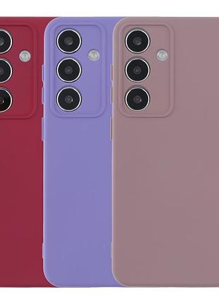Чехол silicone cover full camera (a) для samsung galaxy s24 5g (s921)/s25 5g (s931)