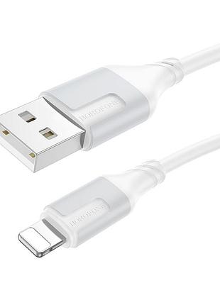 Кабель usb borofone bx101 creator lightning 2.4a