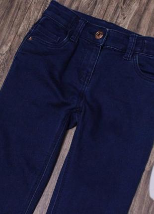 Базовын тёмно-синие узкие джинсы2 фото