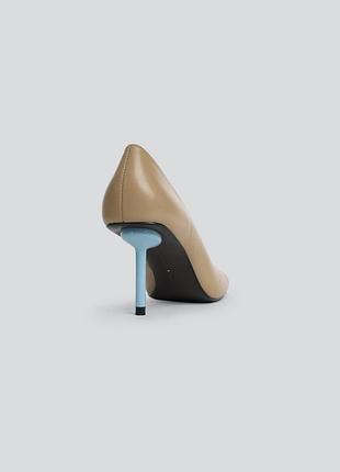 Кожаные туфли на каблуке limited edition 4