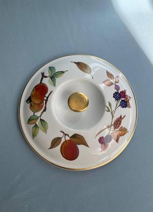 Вінтажна порцелянова кришка royal worcester evesham, england