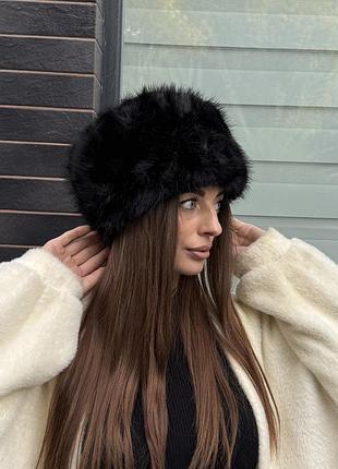 Шапка женская меховая теплая
