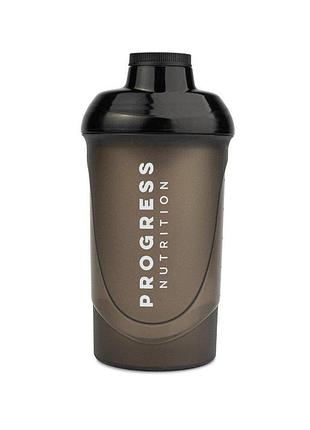 Шейкер progress nutrition shaker progress, 600 мл - black smoke