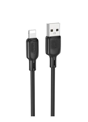 Кабель usb borofone bx113 silicone lightning 2.4a 2m