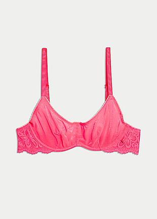 Рожевий блискучий бюстгальтер фірми marks and spencer розмір 36dd 80e