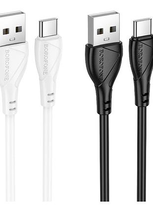 Кабель usb borofone bx121 type-c 3a