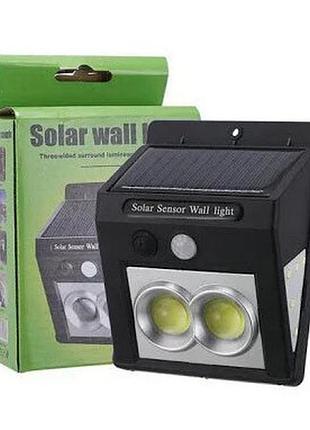 Світильник вуличний із датчиком руху solar wall lamp bl-1501