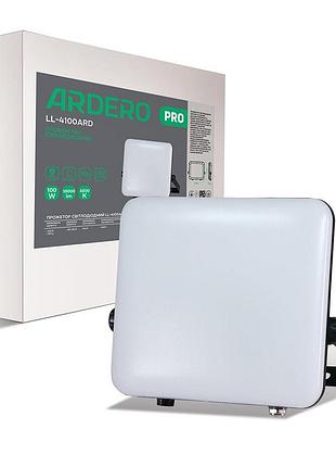 Світлодіодний прожектор ardero ll-4100ard pro 100вт 6500k чорний