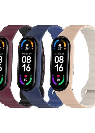 Ремешок для xiaomi mi band 3/4/5/6/7 silicone link