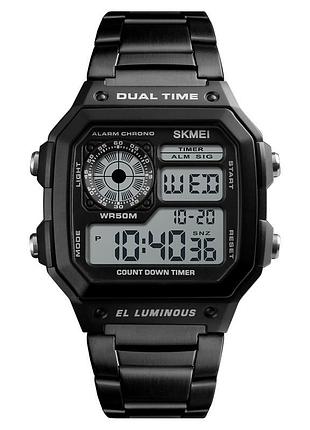 Мужские часы skmei 1335bk black.