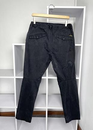 Maharishi (размер 32) оригинальные карго брюки черные distressed slim fit джинсы багги baggy denim y2k acne studios jaded represent rick owens