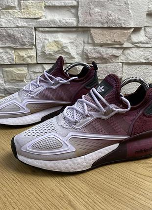 Оригінальні кросівки adidas zx 2k boost purple tint maroon