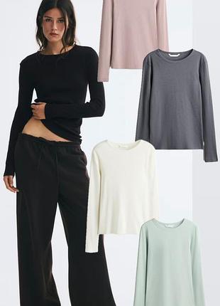 Жіночий базовий лонгслів h&m