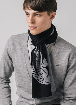 Шерстяний шарф lacoste