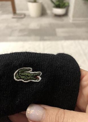 Шерстяний шарф lacoste 6
