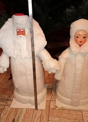 Дед мороз ссср папье маше. 4
