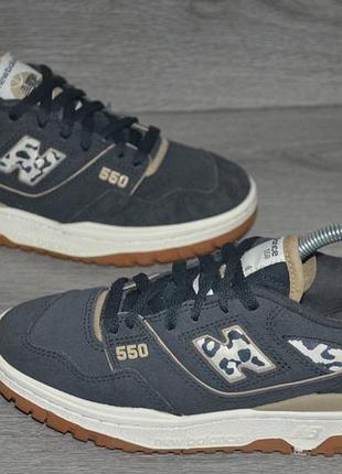 Кросівки жіночі new balance 550 сірі, розмір 36.5, довжина устілки 24 см