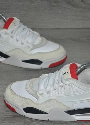 Кросівки jordan 4rm білі з червоним, розмір 37.5, довжина устілки 23.5 см