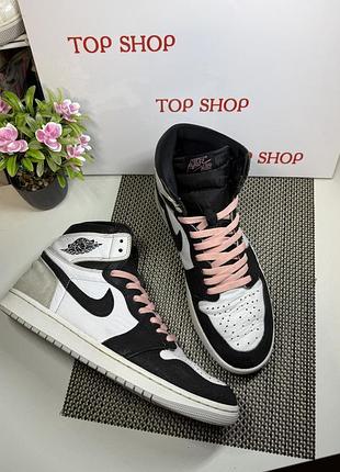Оригінальні кросівки nike air jordan 1 retro high og "bleached coral"