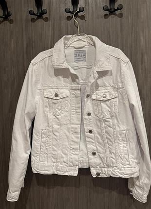 Куртка жіноча primark джинсова біла s/m