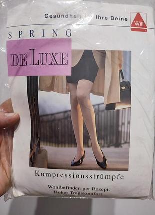 Медицинские компрессионные чулки 2 класс spring de luxe kkl 2, германия