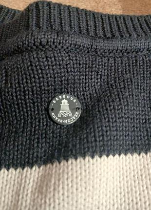 Джемпер в полоску barbour оригинал 5
