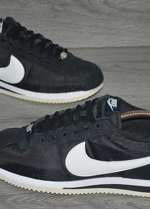 Кросівки чоловічі nike cortez basic nylon чорні 45.5 (29 см)