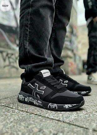 Кросівки чоловічі premiata mick black grey