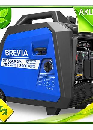Ve генератор инверторный бензиновый brevia new version 3,3 квт для дачи и дома с функцией avr и паралл n6w_ver