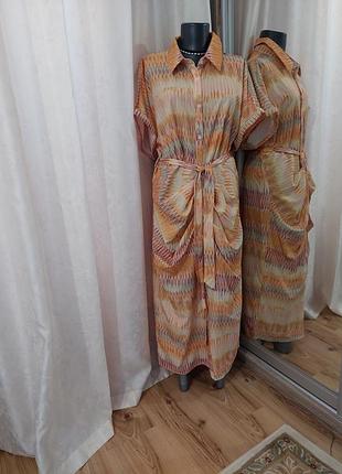 Красивое с пояском платье 👗 рубашка