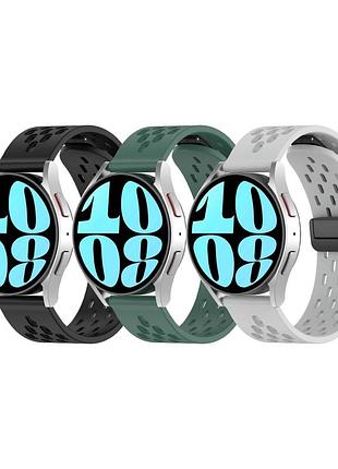 Ремінець универс 22mm silicone with magnetic для samsung/amazfit/huawei
